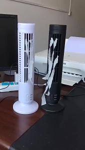 YQ Tower Fan Air Cooler Bladeless Electric Fan Mini Quiet Fan USB Air Conditioner Portable