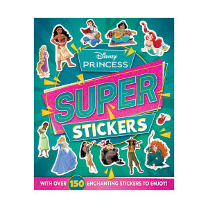 Disney Princess Super Stickers & Activity Book With Fun Puzzles Mazes & Over 150 Stickers For Kids