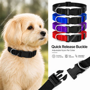 Adjustable Pet Dog Collar Nylon Dog Collars Classic For Puppy Small Medium And Large Dogs Soft Comfortable Pet Training Collar H260729