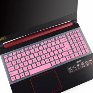MILES ซิลิโคน อุปกรณ์เสริมสำหรับแล็ปท็อป สำหรับ AN515-54-54W2 สำหรับ Acer Nitro 5 สำหรับ AN515-54-51M5 15.6 นิ้ว สำหรับ Nitro 7 AN715-51 ฝาครอบแป้นพิมพ์แล็ปท็อป ตัวป้องกันฝาครอบแป้นพิมพ์ ฝาครอบแป้นพิมพ์โน้ตบุ๊ค ผิวแป้นพิมพ์