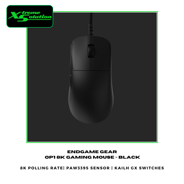 Endgame Gear OP1 8K Wired Gaming Mouse PAW3395 Sensor Kailh GX