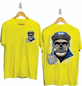 KAOS ATASAN DISTRO OBLONG DEWASA PRIA LENGAN PENDEK GAMBAR DEPAN BELAKANG KEKINIAN XS-XXL-DTF-450