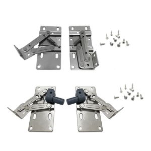 2Piece Flip Hinge 45 Degree Drop Cabinet Hinges Small Kitchen Door Cabinets Hardware Base Hardware Hinge