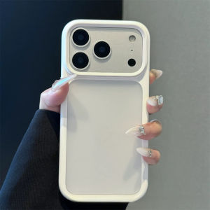 Translucent Matte Case for iPhone 18 17 16 Pro Max Touch Camera Button Shockproof Bumper Back Cover Armor Shell Hit Color Capas