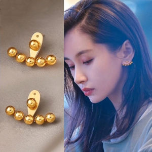 OYJR Gold Earrings for Women Stud Earings Hypoallergenic Hikaw for Girls Non Tarnish Jewelry Gift