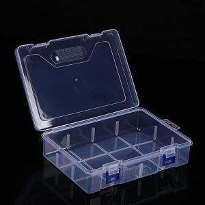 [COD] hegu Transparent Plastic Storage Box For Small Component Jewelry Tool Box Bead Pills Organizer Nail Art Tip Case Container