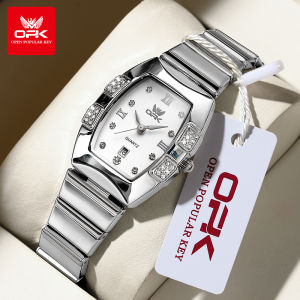 OPK  Womens Casual Watch Waterproof 2024 New Original Stainless Strap Elegant Luxurious Diamond Quartz Calendar Ladies Watches