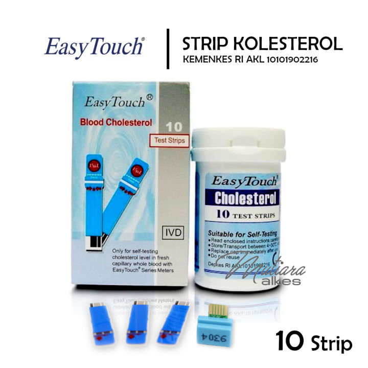 Easy Touch Strip Cholesterol Stik Cek Kolesterol | Lazada Indonesia