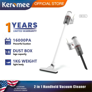 Keromee BW520 Cordless Handheld Vacuum Cleaner for home 19000PA Stick Mini Lightweight 2-in-1 Vaccum for Pet HairHardwoodFloorCarpet