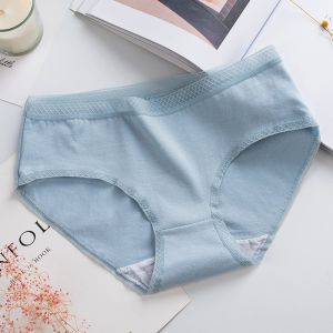 Quần lót học sinh nữ cotton cạp nhỏ thoáng mát thấm hút tốt thiết kế ren nhẹ nhàng thích hợp cho học sinh cấp 2 cấp 3