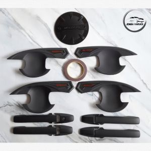 Paket Outer Cover Door Handle Tank Cover Mobil Honda Mobilio Hitam Rline All Variant