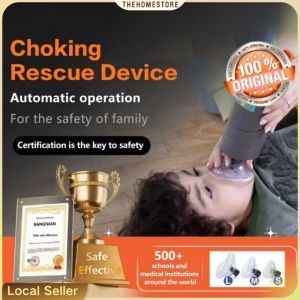 Automatic Anti Choking Device with 3 Masks Portable Choking Rescue Device First Aid Kit Home & Travel