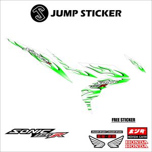 Stiker Striping Sonic 150 R grafis variasi 003