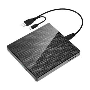 Multifunction External DVDs Drive Double USB3.0 Port Fast Speed Burners SDTF Reader For Plugs And Play