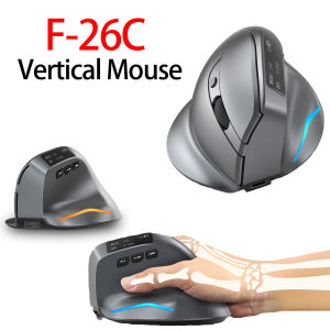 ZELOTES F-26C F35 F36 F17 Chuột dọc công thái học 2.4G Chuột chơi game không dây USB Chuột quang 3200DPI Chuột chơi game cho máy tính xách tay PC2026