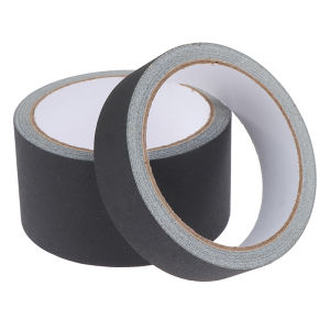 [Habilulu] Black Gaffer Tape No Residue Non-Reflective Easy Tear Book Repair Tape Matte