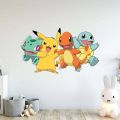 Pusat Wallsticker - Stiker Pokemon Pikachu / Dekorasi Ruangan Animasi Anak Bisa Custom Request. 