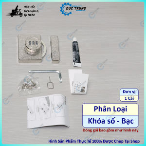 Khóa số cửa tủ ngăn kéo bàn đa năng thế hệ mới cánh mở trượt xoay không cần khoan lỗ - 850