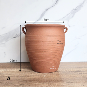 The Leaferie Elrias Terracotta plant pots (5 designs) flowerpot . flowerpots . flower pot . planter . planters . Flower