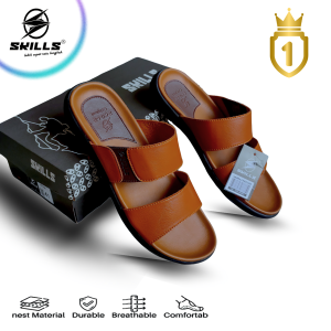 sendal casual pria sandal skills barqun kulit elegant size 39-43 BNIB
