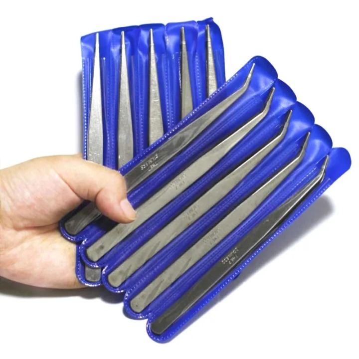 Nhíp gắp chỉ, nhíp xỏ chỉ bằng thép không gỉ cong & thẳng được dùng ...