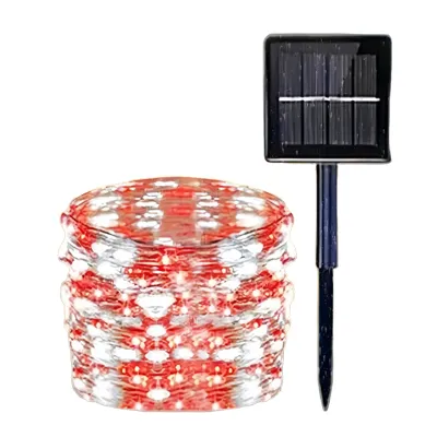 Anymore Christmas Solar String Light 32M Outdoor Chrismas Decor 8 Modes Waterproof Fairy Lamps Decoration