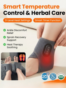 Intelligent Temperature-Controlled Ankle Heating Pad