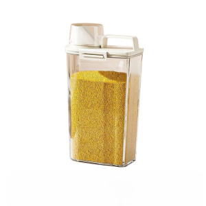 ถังข้าว วัสดุต้านเชื้อแบคทีเรีย กระถางข้าว สไตล์ญี่ปุ่น สะดวก ธัญพืช ปิดสนิท ผู้ชื่นชอบการจัดเก็บข้อมูล