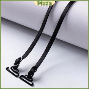 MO. 1Pair Women Thin Bra Straps 0.5cm Invisible Non-slip Underwear Shoulders Bra Straps For Women