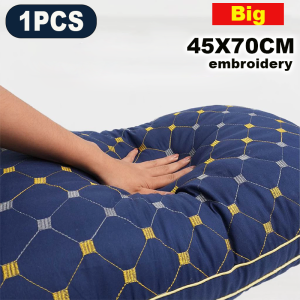 【Buy 1 Get 1 Free】 Starry Pillow High Elastic Fiber Pillow Soft Supportive for Adult Home Bedroom Neck and Head Comfort