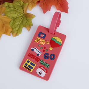 Soft Silicone Cute Cartoon Luggage tag Travel Luggage tag Silicone Luggage Tag Stitch Hello Kitty Doraemon Minion