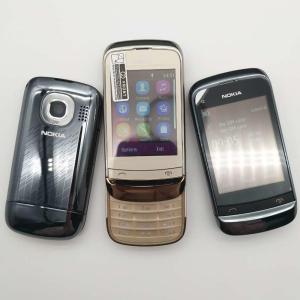 For Nokia C2-03 Original Unlocked Dual Sim Card 2.6inch 2.0MP FM Radio Java Slider Mobile Phone