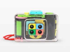 กล้องฟิล์ม lomo ActionSampler Clear 35mm Film Camera  135 กล้อง lomography