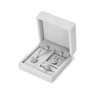 Oirlv hộp trang sức dây chuyền đám cưới nhẫn đa chức năng hộp quà tặng du lịch nhỏ gọn vàng ngọc bích hộp lưu trữ H163