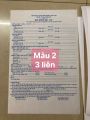Hợp đồng mua bán đặt cọc nhà đất  Năm 2024; 2 và 3 liên đầy đủ pháp lý rõ ràng, tích hợp giấy than, viết 1 ra 2 hoặc 3 bản gọn gàng. 