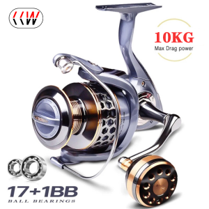 CCW Spool 10KG Fishing Reel Gear 5.1:1 Ratio High Speed Spinning Reel Casting Reel Carp For Saltwater