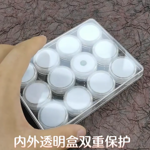 Hiển thị chuyên nghiệp tổ chức 12 Thông tư đơn vị Vỏ acrylic với đệm bọt đá quý bảo vệ