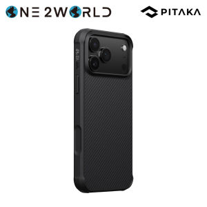 PITAKA Aramid ProGuard Case for iPhone 17 Pro / 17 Pro Max – Aerospace-Grade Aramid Fiber Military-Grade Protection Ultra-Slim 0.75mm Super Lightweight 13g 3D Grip Texture MagSafe SlimBoard™ 2.0