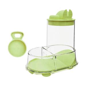 Dung tích lớn tự động Đồ đựng thức ăn cho Chuột Hamster nhựa rõ ràng bát cho ăn Dispenser cho dễ dàng theo dõi và dễ dàng cho ăn