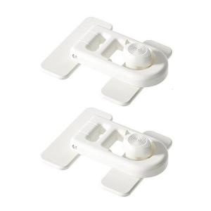 2xToddler Proof Toilet Lid Lock Strong Invisible Protections Refrigerator Latches Easy Removal Fit Most Bathrooms