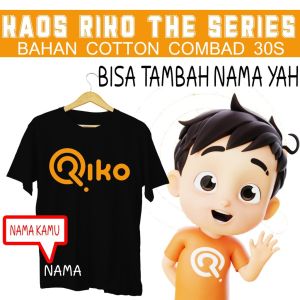 KAOS RIKO THE SERIES + TAMBAH NAMA BANYAK PILIHANNYA TERMURAH