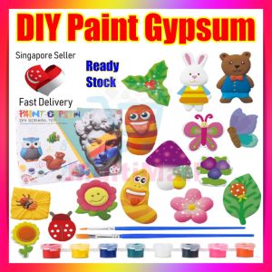 Insect & Plant Figurine Painting l Kid Painting Craft l Gift for Children l Princess Toys l Fridge Magnet l Kid Painting