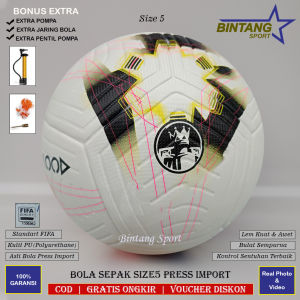 Bola Sepakbola Size5 Liga Inggris Terbaru Bahan Kulit PU ( Polyurethane ) Kualitas Terbaik