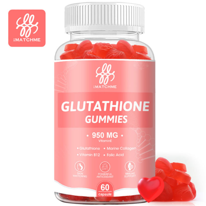 iMATCHME Glutathione Whitening Gummies for Powerful Whitening Skin Glow Anti-Aging Promotes Metabolism Collagen Vitamins Beauty Gummy | Lazada PH iMATCHME Glutathione Whitening Gummies for Powerful Whitening Skin Glow Anti-Aging Promotes Metabolism Collagen Vitamins Beauty Gummy | Lazada PH