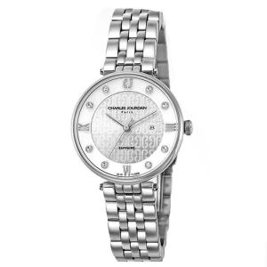 JAM TANGAN CHARLES JOURDAN ORIGINAL JAM CHARLES JOURDAN CJ1008-2313 Women LA - Stainless Steel - Silver - JAMDUNIA / JAM DUNIA JD18 # JAM TANGAN WANITA JAM WANITA $ CHARLES JOURDAN WANITA ORIGINAL CJ1008 2313 CJ 1008 2313 CHARLES JORDAN
