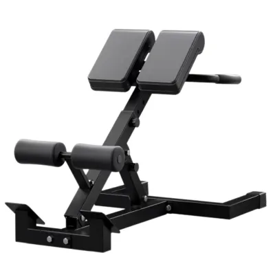 Adjustable Foldable 45° Roman Chair Hyperextension Bench – Back Extension Bench for Home Gym Core & Lower Back Training