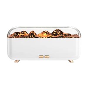 ก้านปักน้ำมันหอมระเหย Essential LED 7สีพร้อมเปลวไฟเพิ่มความชื้นดีไซน์เงียบสำหรับตกแต่งห้องนอน