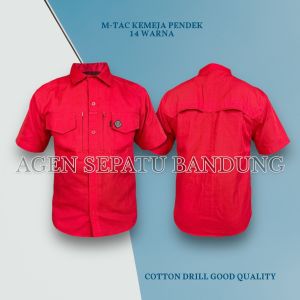 Kemeja Tactical M tac lengan pendek pria