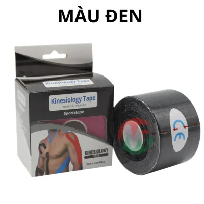 Băng dán cơ thể thao băng keo dán cơ KINESIOLOGY TAPE (5CMX5M)