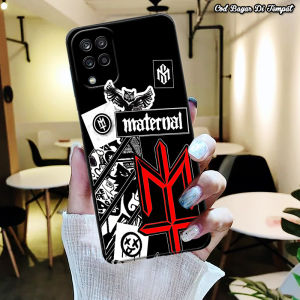 Softcase Casing SAMSUNG GALAXY A22 4G Silikon PRO CAMERA TERBARU Fashion MATERNAL Series Softcase Premium Gelombang - Cassing Hp - Murah Meriah - Bisa Untuk Pria dan Wanita Hotinga Happy case Anasuy Lasi Case  - Bisa COD